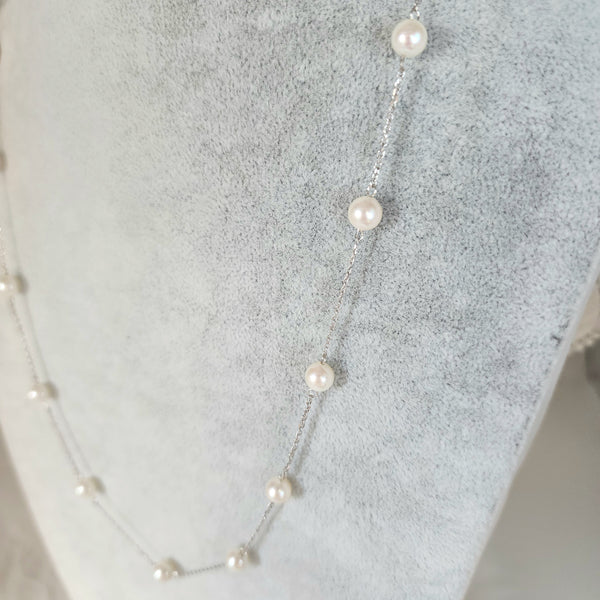 滿天星Akoya珍珠頸鏈