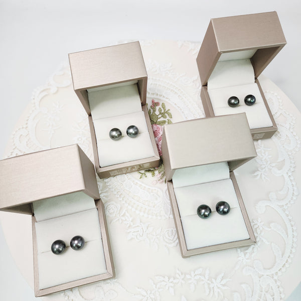 《限時》大溪地黑珍珠耳環