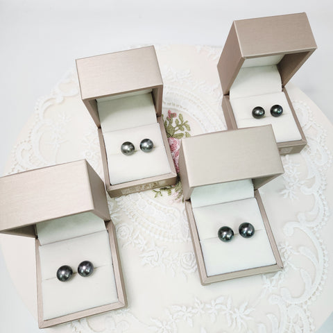 《限時》大溪地黑珍珠耳環