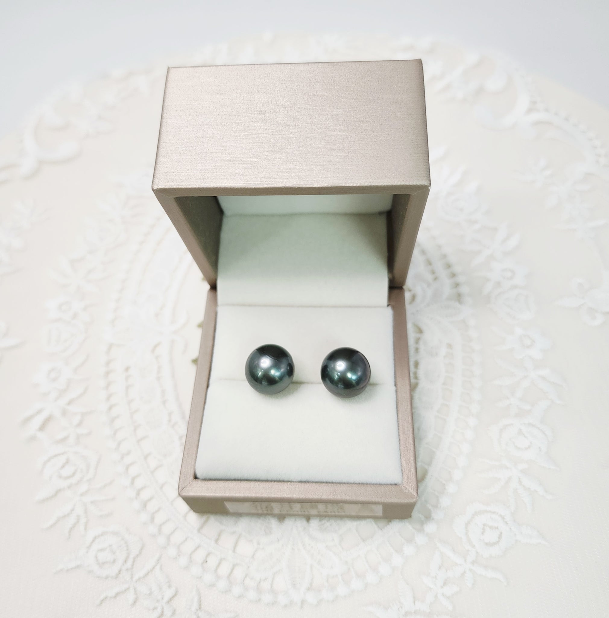 《限時》大溪地黑珍珠耳環