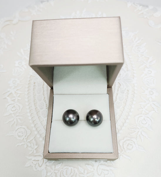 《限時》大溪地黑珍珠耳環