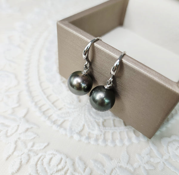 《限時》大溪地黑珍珠耳環