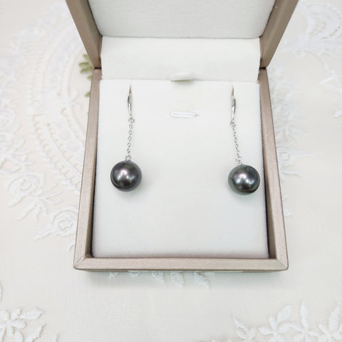 《限時》大溪地黑珍珠耳環