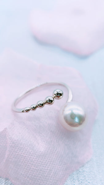 《感恩美麗》-日本Akoya珍珠18K指環